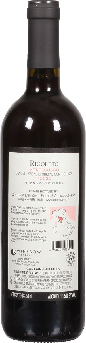 slide 8 of 13, Castello ColleMassari Rigoleto Red Wine 750 ml, 750 ml