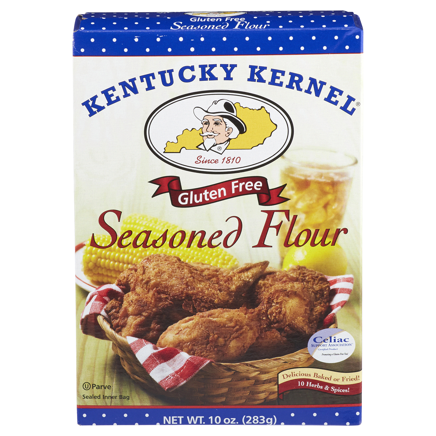 slide 1 of 5, Kentucky Kernel Gluten Free Seasoned Flour, 10 oz