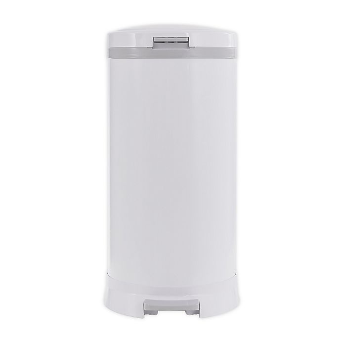 slide 1 of 7, Bubula Steel Diaper Pail - White, 1 ct