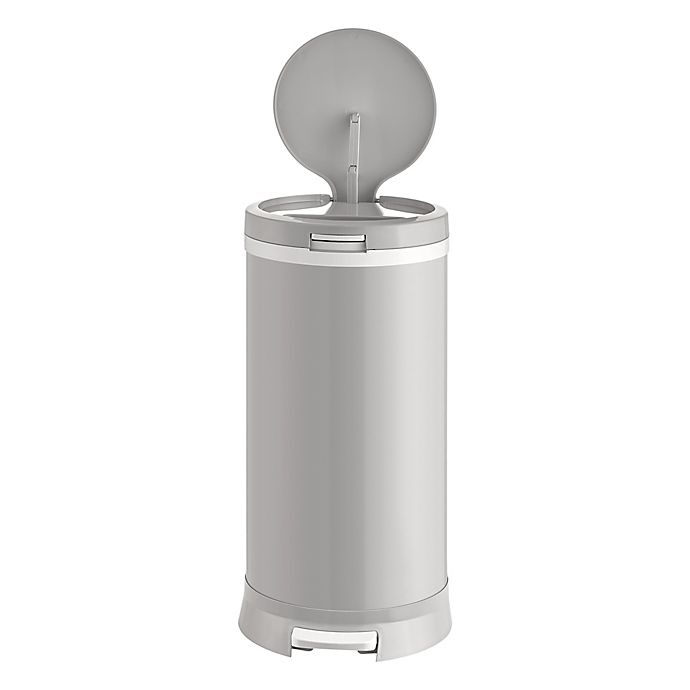 slide 9 of 10, Bubula Steel Diaper Pail - Grey, 1 ct