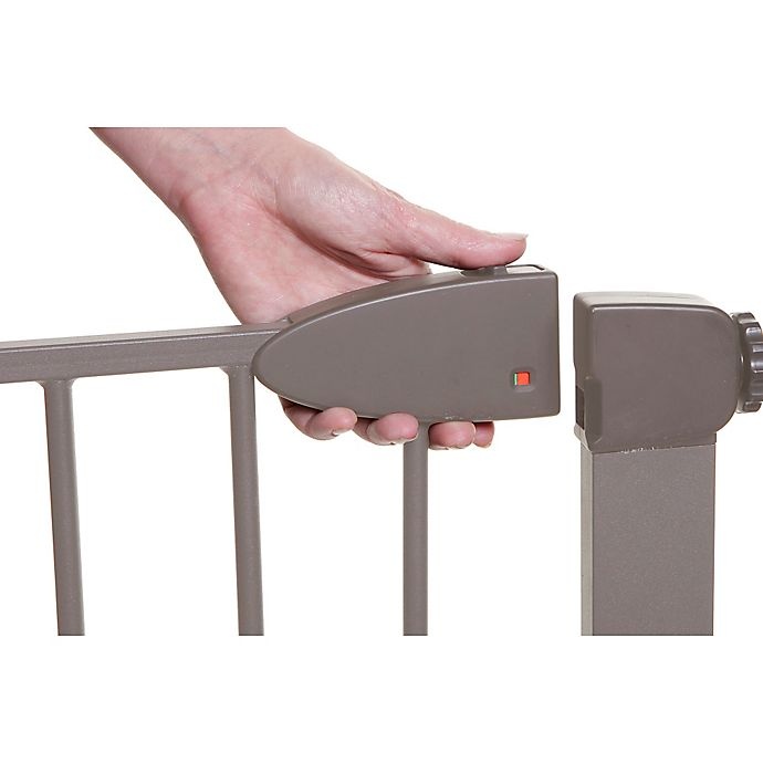 slide 4 of 5, Dreambaby Boston Auto-Close Security Gate - Taupe, 1 ct