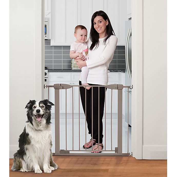 slide 5 of 5, Dreambaby Boston Auto-Close Security Gate - Taupe, 1 ct