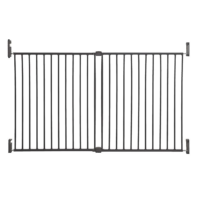 slide 1 of 4, Dreambaby Broadway Extra Wide Gro-Gate - Charcoal, 1 ct