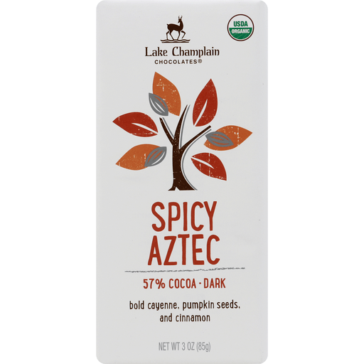slide 2 of 2, Lake Champlain Chocolates Spicy Aztec Dark Chocolate, 3 oz