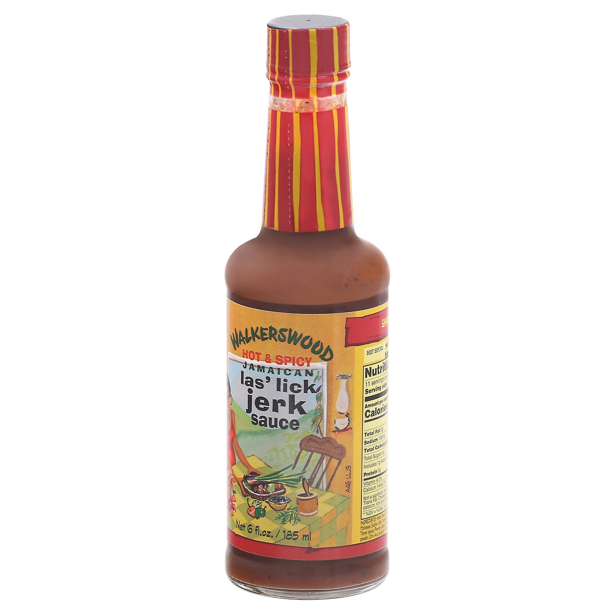 slide 3 of 9, Walkerswood Sauce Jerk Las Lick Jamaican Hot & Spicy - 6 Fl. Oz., 6 fl oz