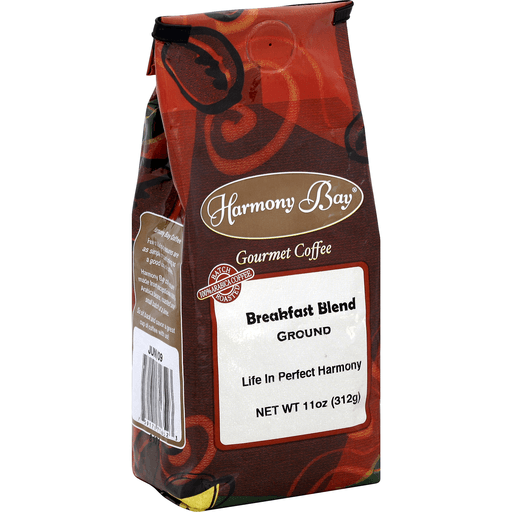 slide 2 of 2, Harmony Bay Coffee, Gourmet, Ground, Breakfast Blend, 11 oz