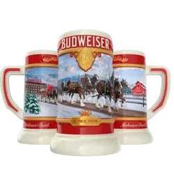 Budweiser Holiday Stein