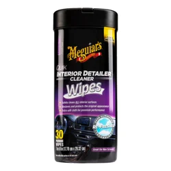 Meguiar's Interior Detailer Cleaner Full Size Matte Wipes 25 ea