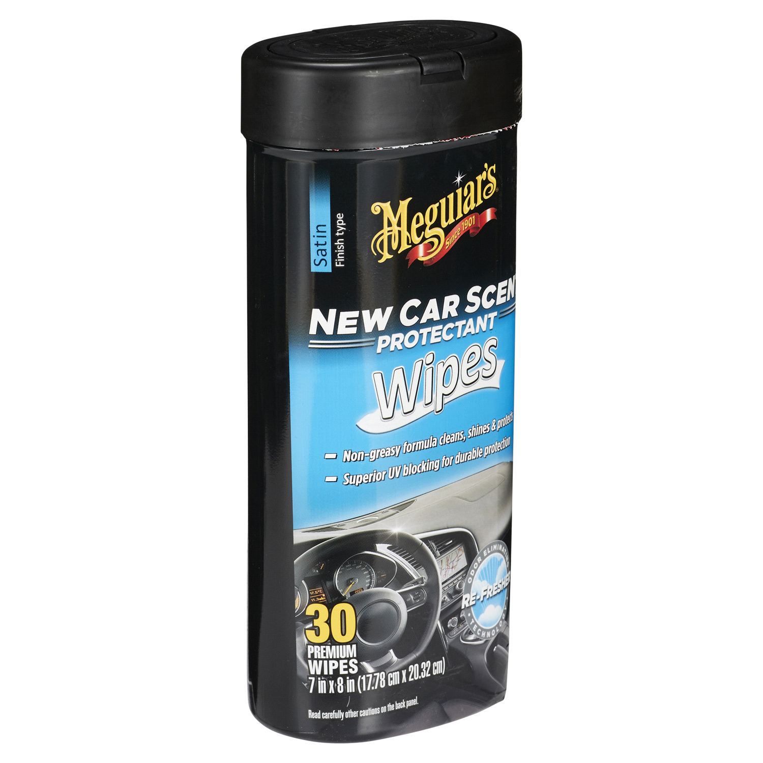 slide 4 of 5, Meguiar's New Car Scent Protectant Wipes G4200, 25 ct