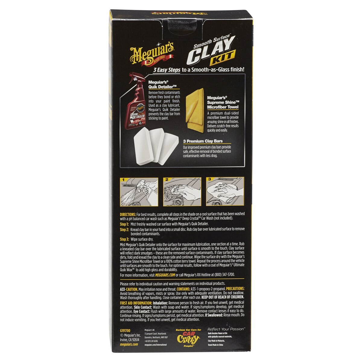 slide 5 of 5, Meguiar's Smooth Surface Clay Kit 1 ea, 1 ct