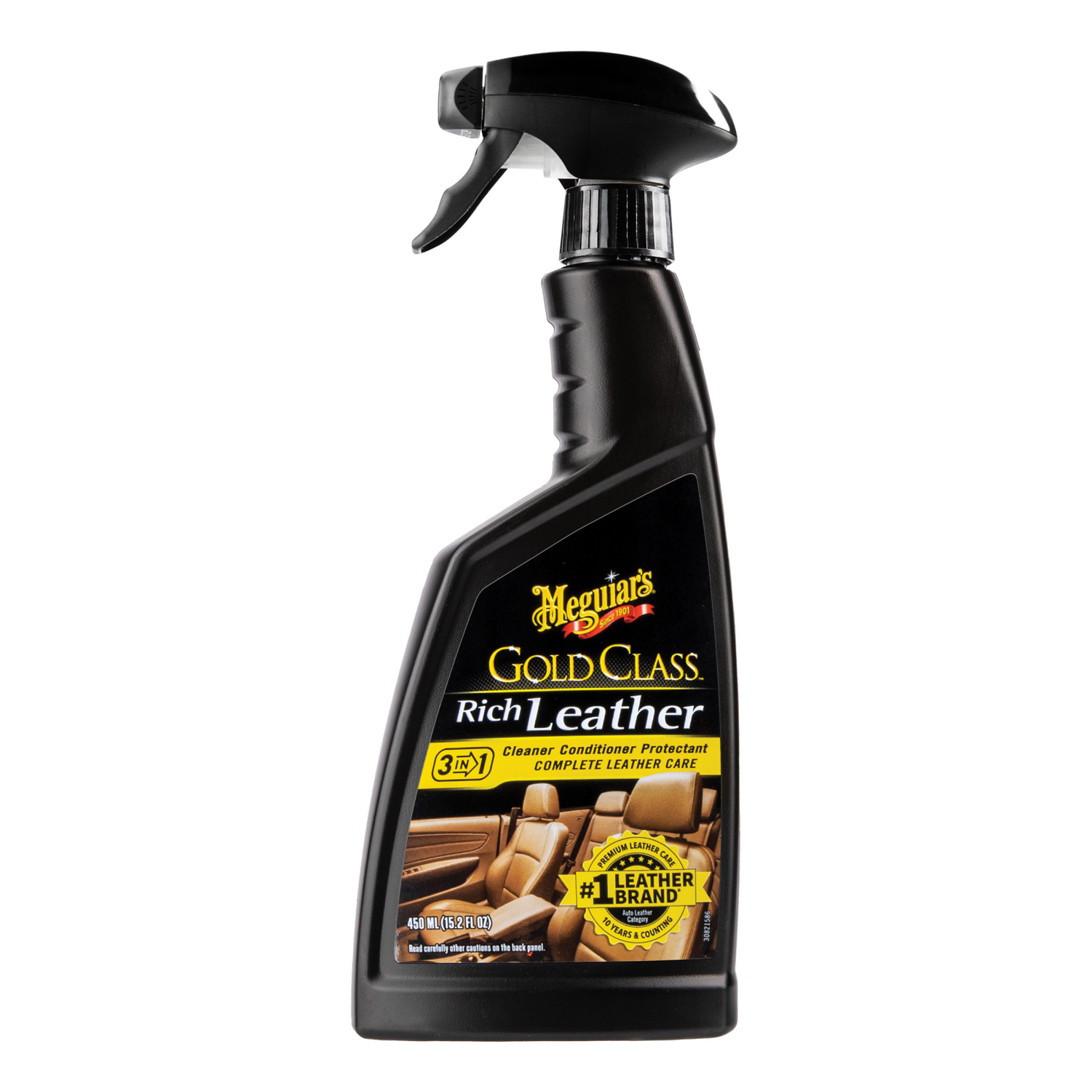 slide 1 of 1, Meguiar's Gold Class 3 in 1 Rich Leather Spray 450 ml, 450 ml