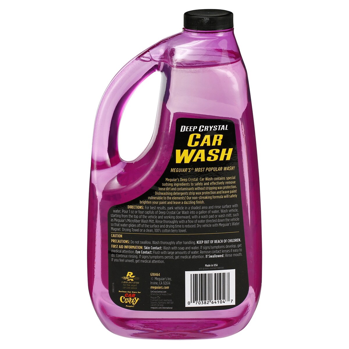 slide 2 of 2, Meguiar's 64oz Deep Crystal Car Wash, 64 oz