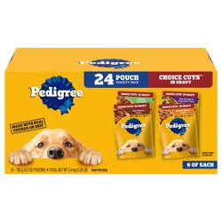 106880 - Pedigree CIG 4 Flavor MVMP 24 ct 2.4kg (5.29 lb) English