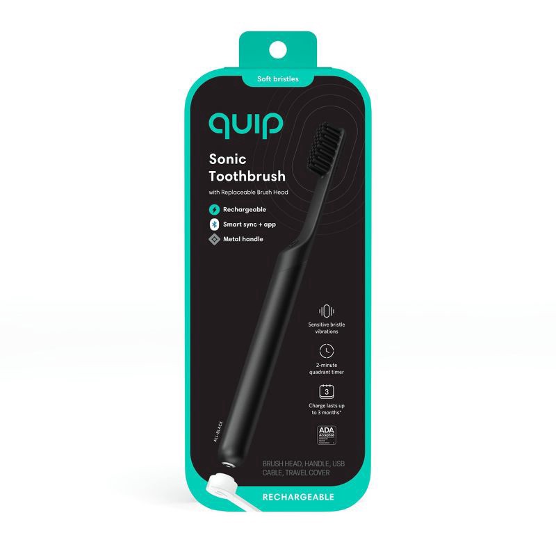 slide 4 of 8, Quip Rechargeable Smart Black Tb, 1 ct