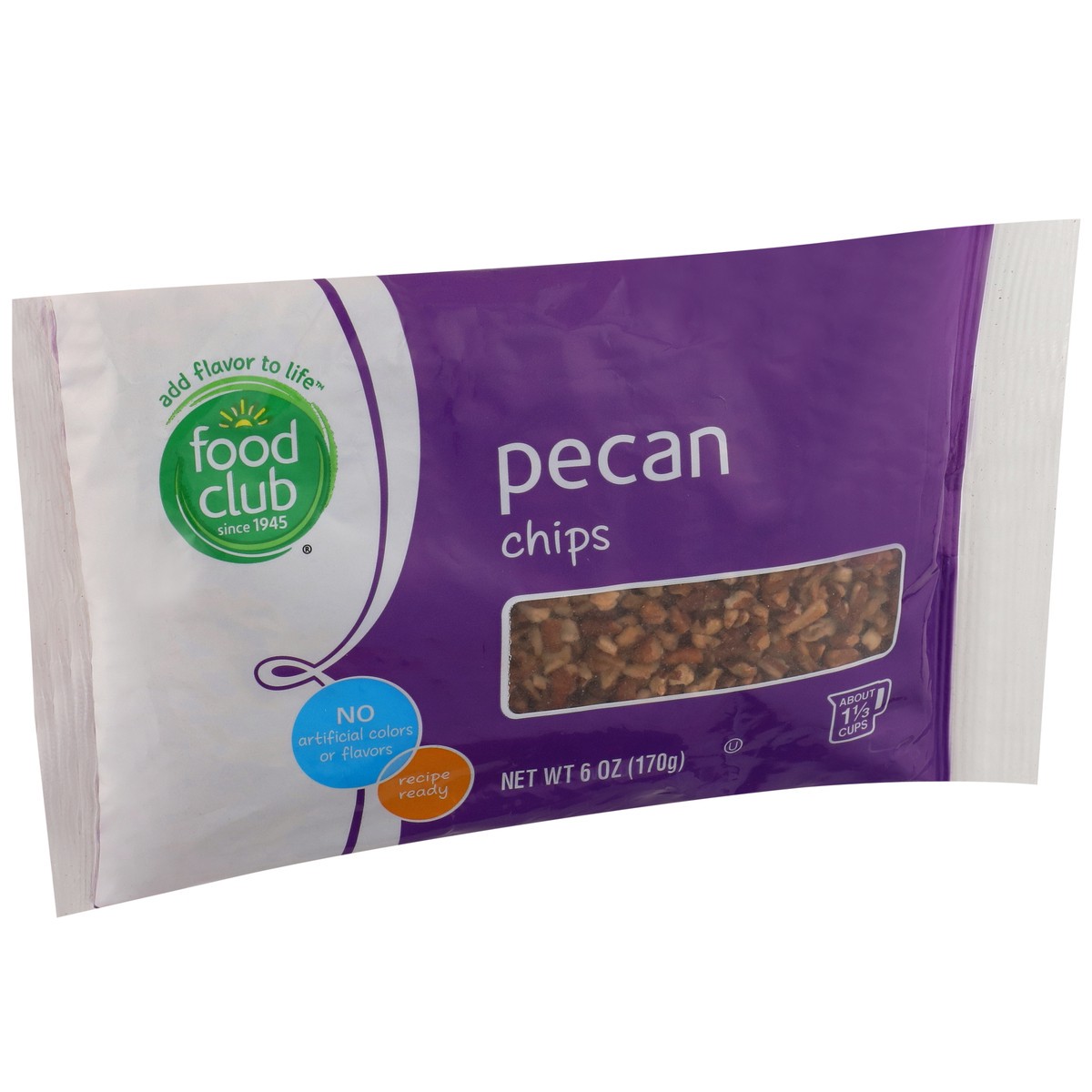 slide 2 of 9, Food Club Pecan Chips Bag, 6 oz