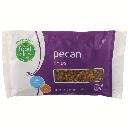 slide 1 of 1, Food Club Pecan Chips Bag, 6 oz