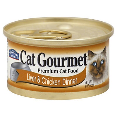 slide 1 of 1, Hill Country Fare Cat Gourmet Premium Cat Food Liver and Chicken Dinner, 3 oz