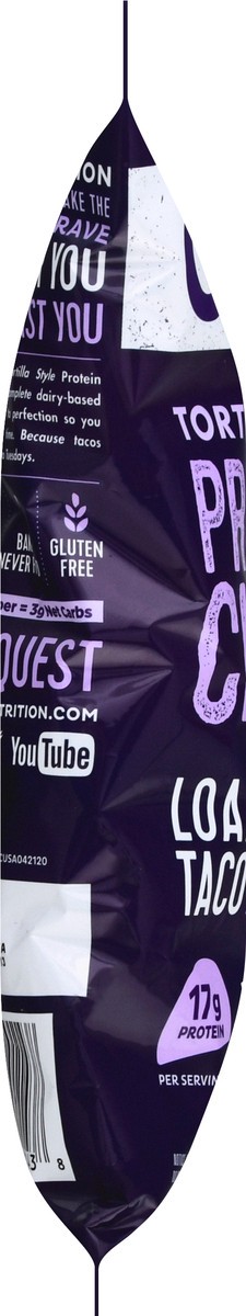 slide 8 of 9, Quest Protein Chips, Loaded Taco Flavor, Tortilla Style, 4 oz