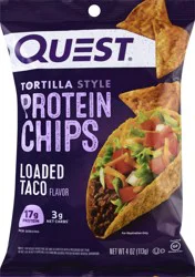 Quest Protein Chips, Loaded Taco Flavor, Tortilla Style