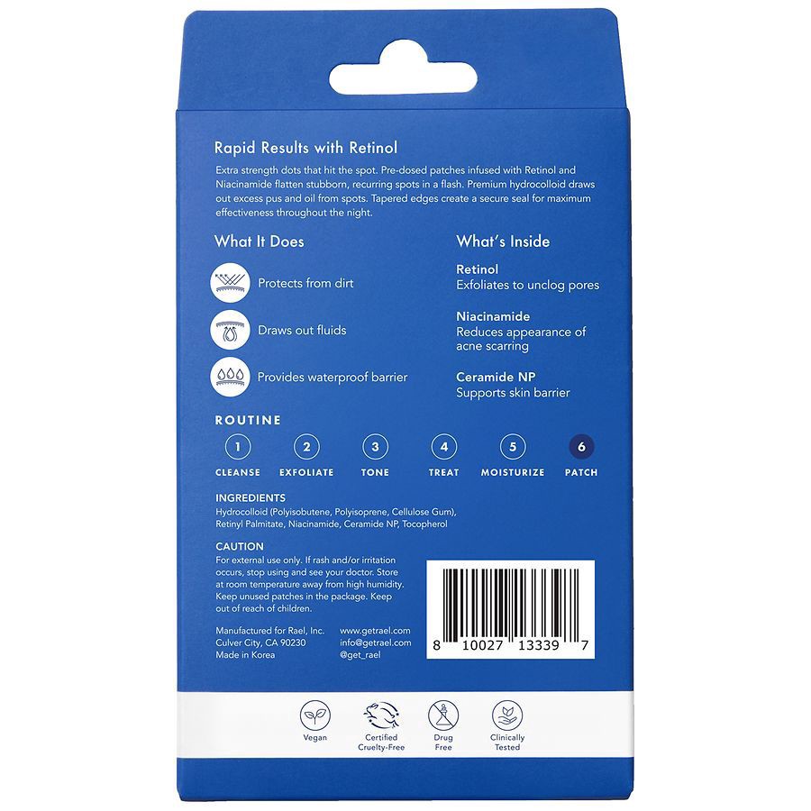 slide 2 of 2, Rael Advanced Strength Retinol Spot Cover, 48 ct