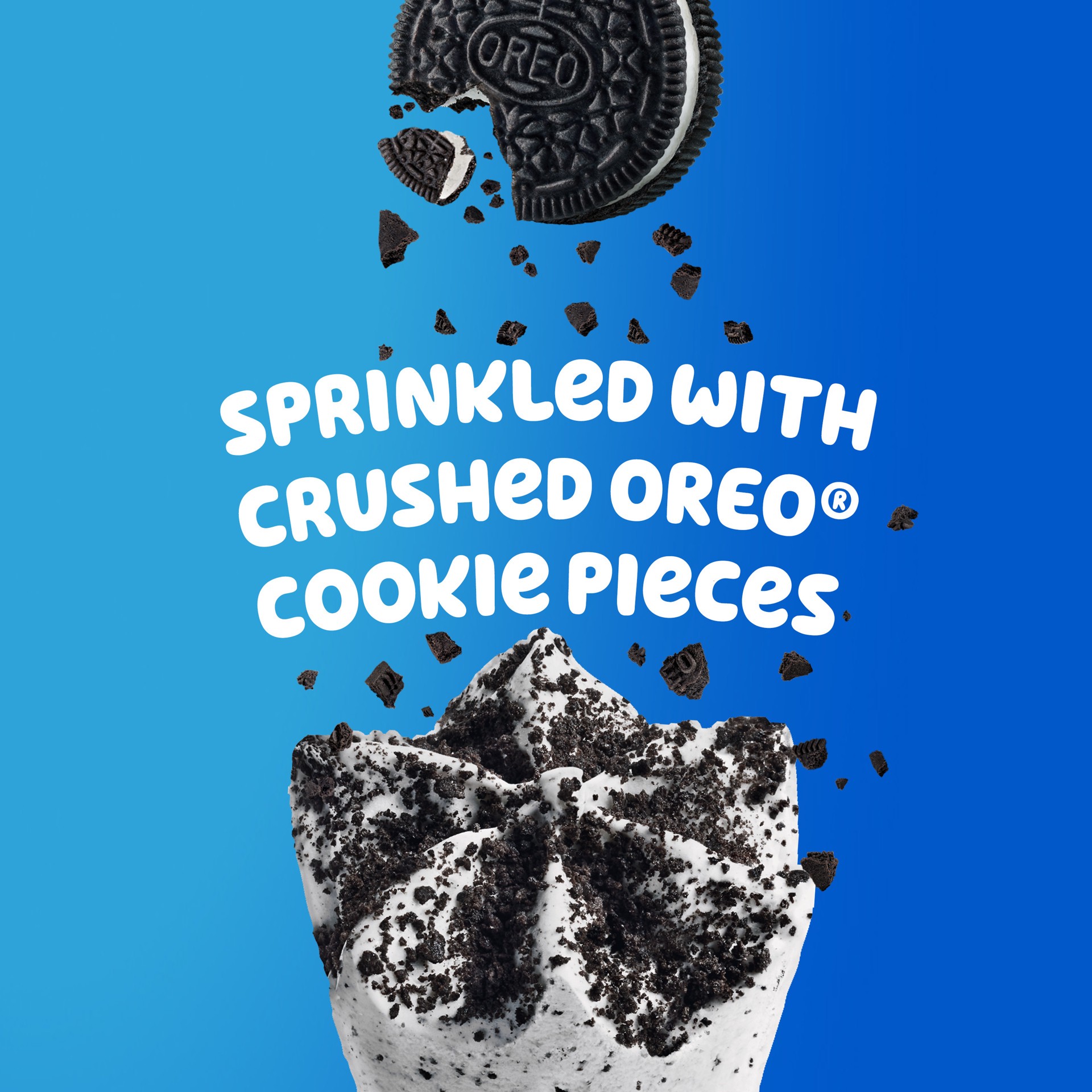 slide 3 of 5, Oreo King Size Frozen Dairy Dessert Cone, 1 Count, 135.02 g