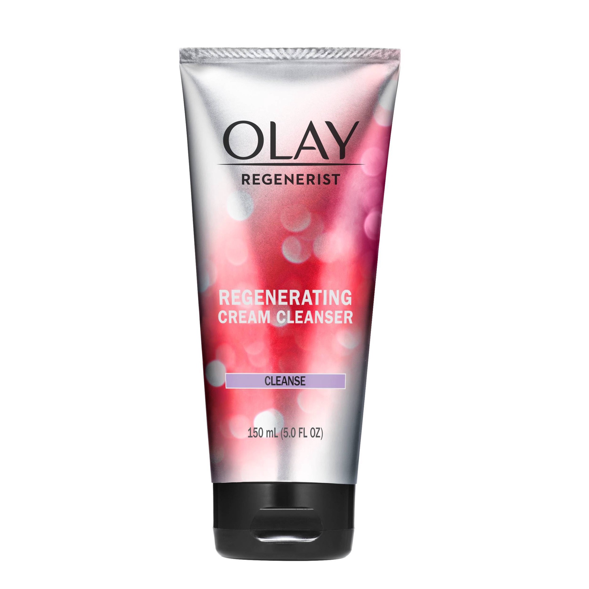 slide 1 of 4, Olay Regenerating Cream Facial Cleanser, 5 oz