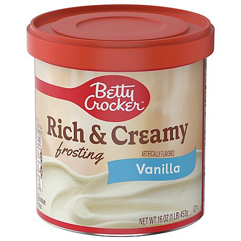 slide 1 of 1, Betty Crocker Frosting Rich & Creamy Vanilla - 16 Oz, 16 oz