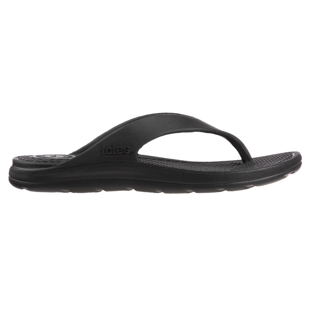 slide 5 of 5, Totes Men's Sol Bounce Ara Thong - Black, 1 ct