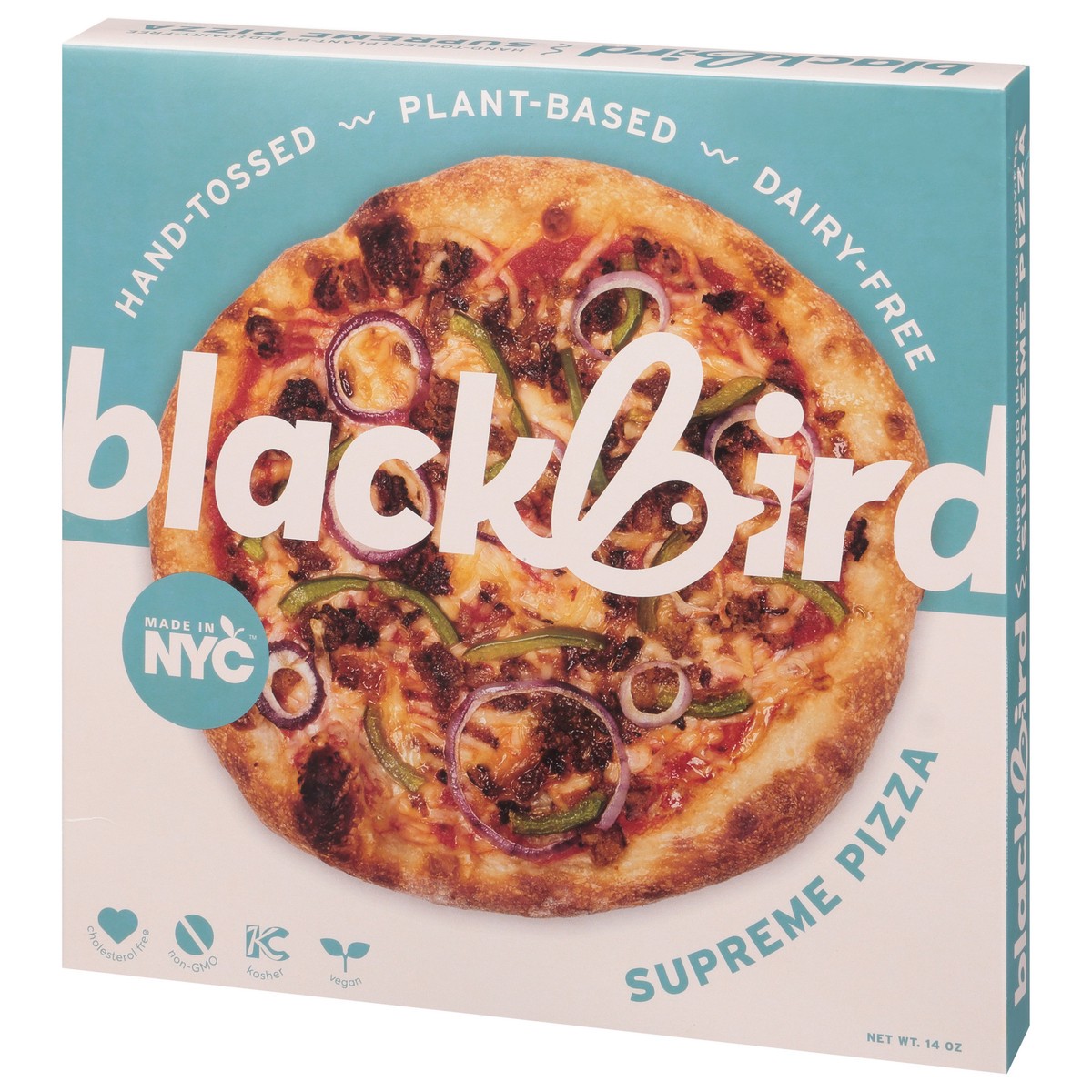 slide 6 of 9, Blackbird Hand-Tossed NY Style Supreme Pizza 14 oz, 14 oz