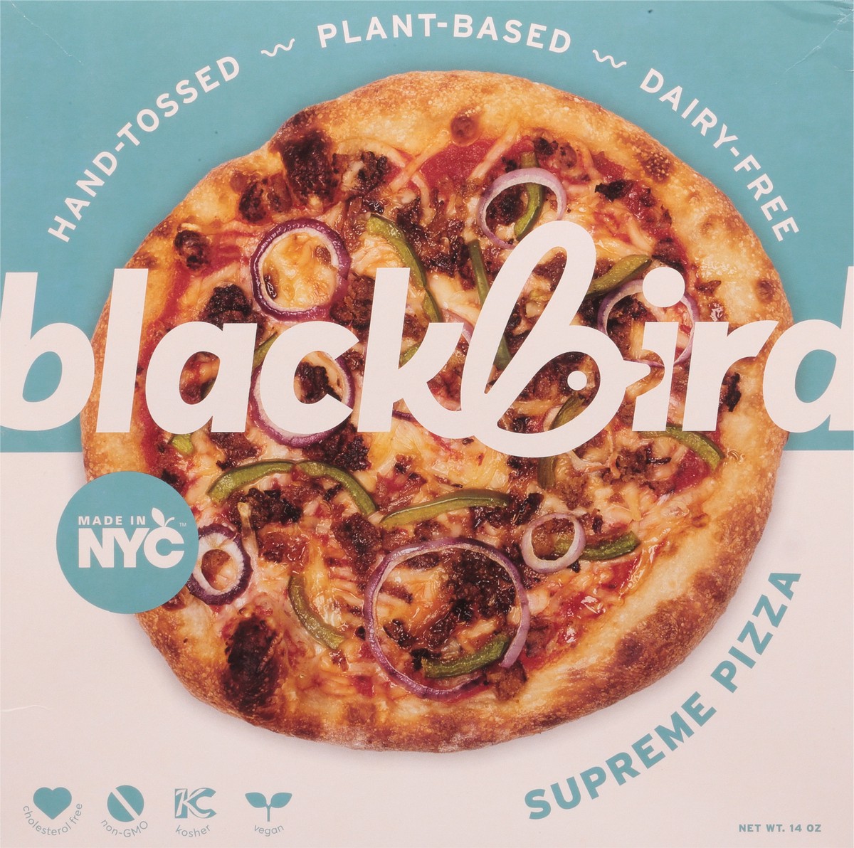 slide 7 of 9, Blackbird Hand-Tossed NY Style Supreme Pizza 14 oz, 14 oz