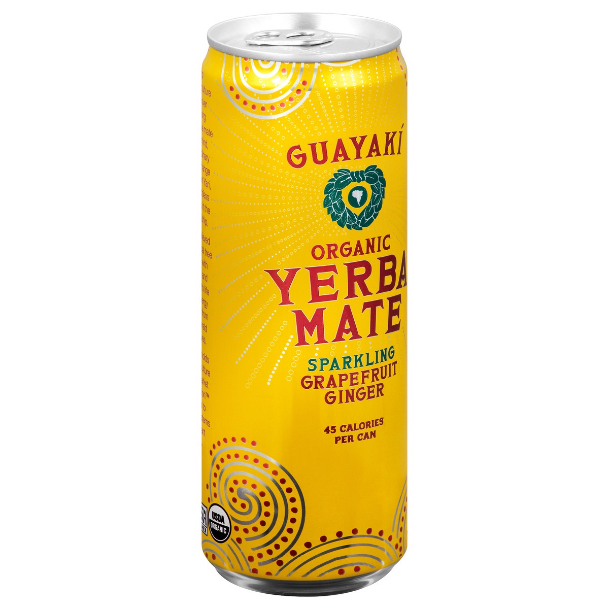 slide 2 of 9, Guayaki Organic Grapefruit Ginger Sparkling Yerba Mate, 12 fl oz