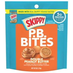 SKIPPY Peanut Butter Bites Double PB Pouch