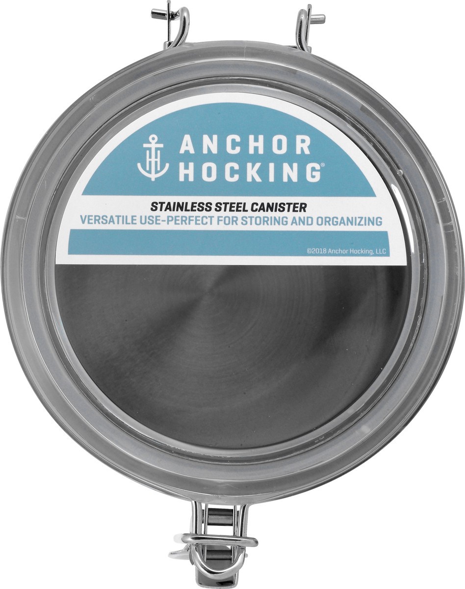 slide 9 of 9, Anchor 63 Ounce Stainless Steel Canister 1 ea, 63 oz