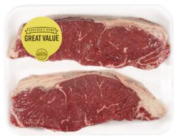 USDA Inspected Beef Boneless NY Strip Steak