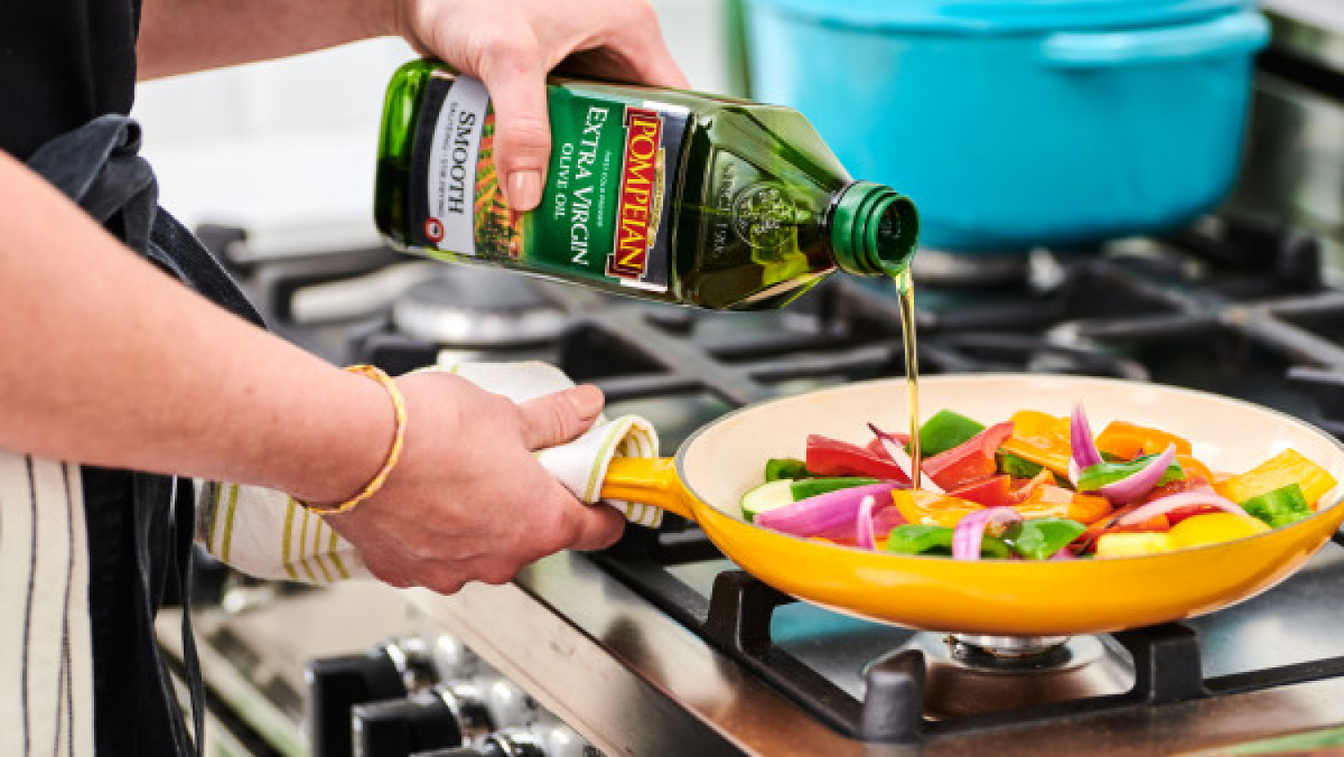 slide 3 of 5, Pompeian 48 oz Pompeian Smooth Extra Virgin Olive Oil, 48 fl oz