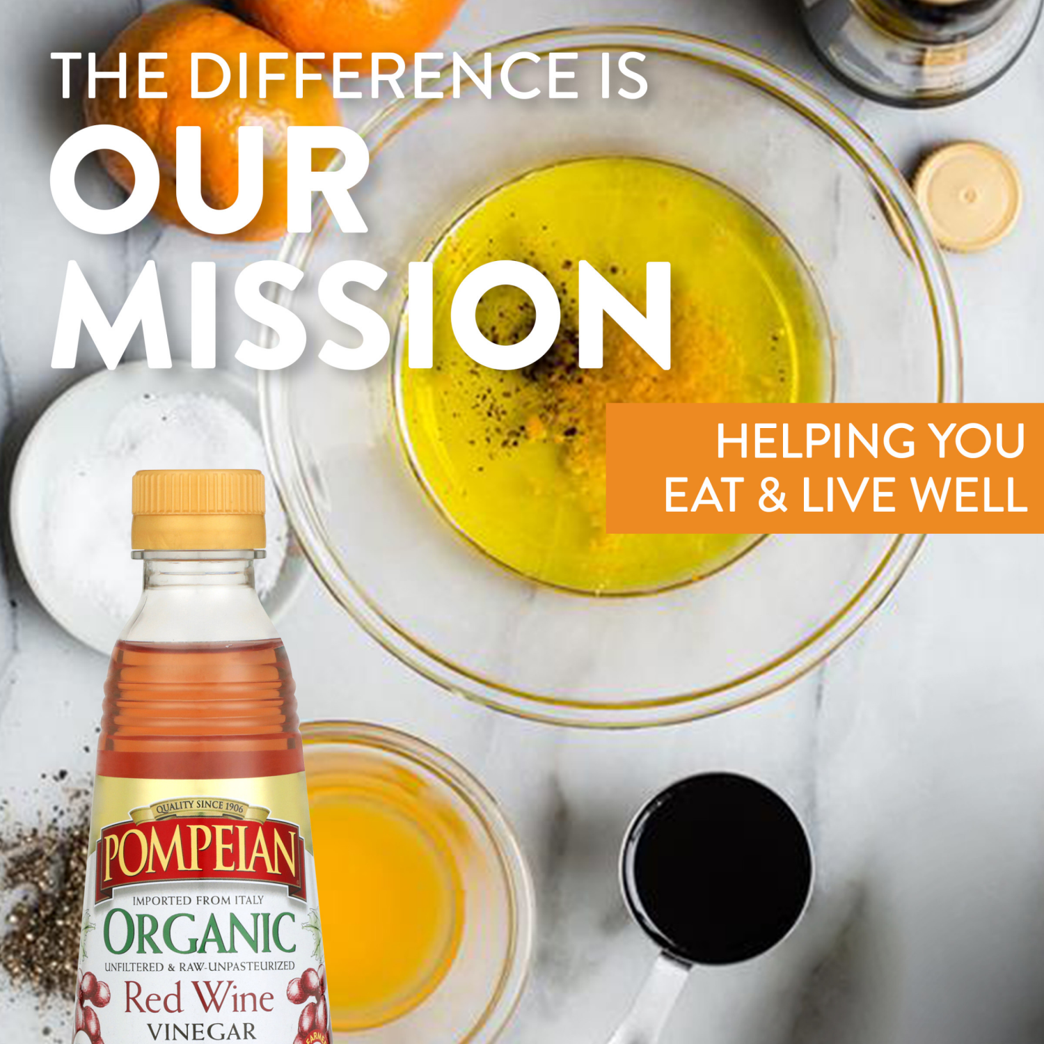 slide 3 of 5, Pompeian Vinegar 16 oz, 16 oz