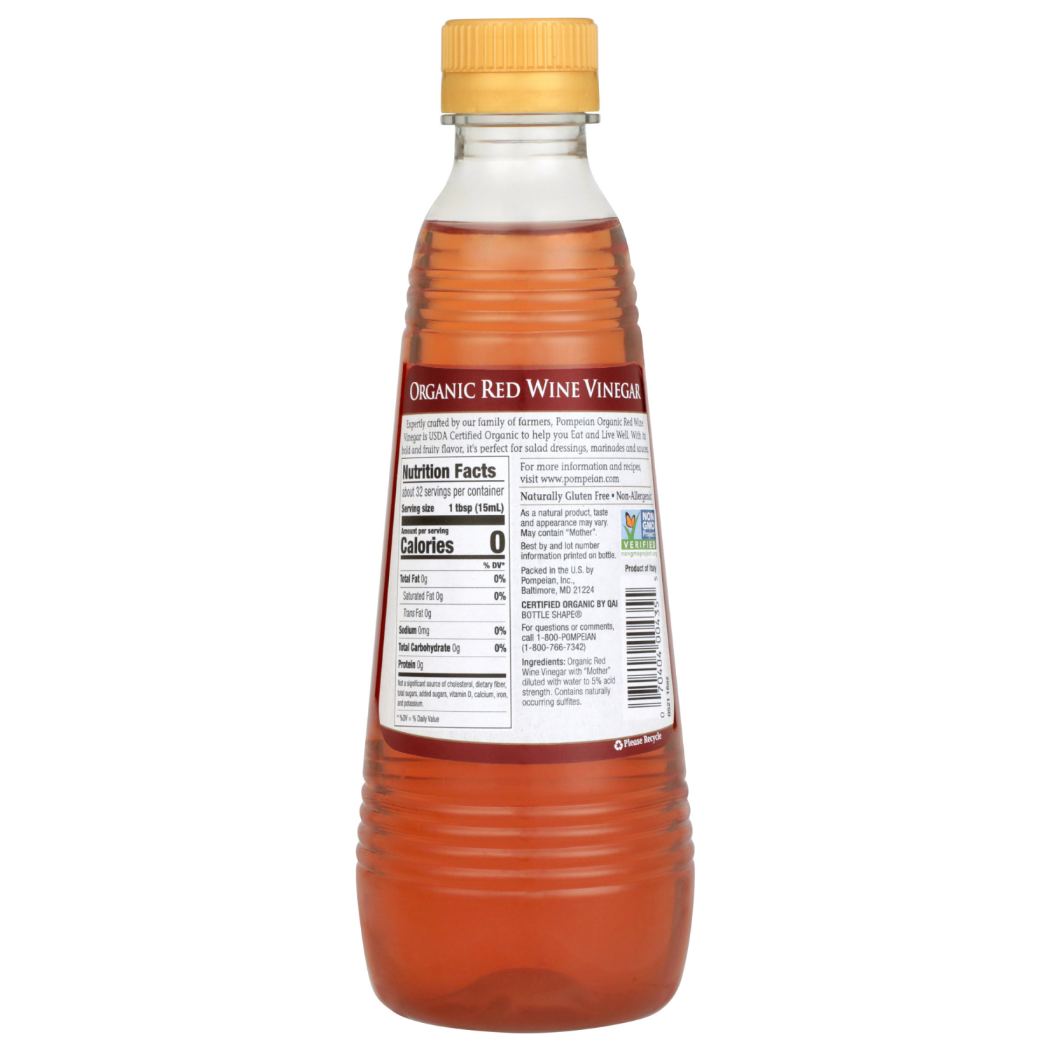 slide 4 of 5, Pompeian Vinegar 16 oz, 16 oz