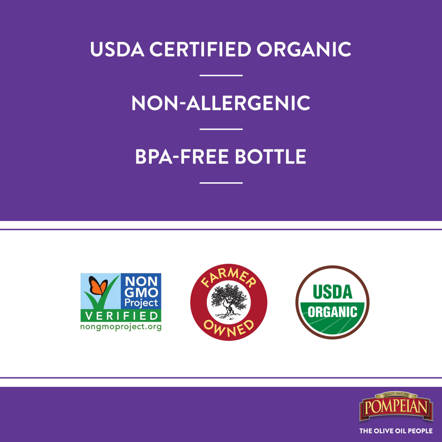 slide 5 of 5, Pompeian Vinegar 16 oz, 16 oz