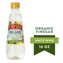 Pompeian 16 oz Pompeian Organic White Wine Vinegar