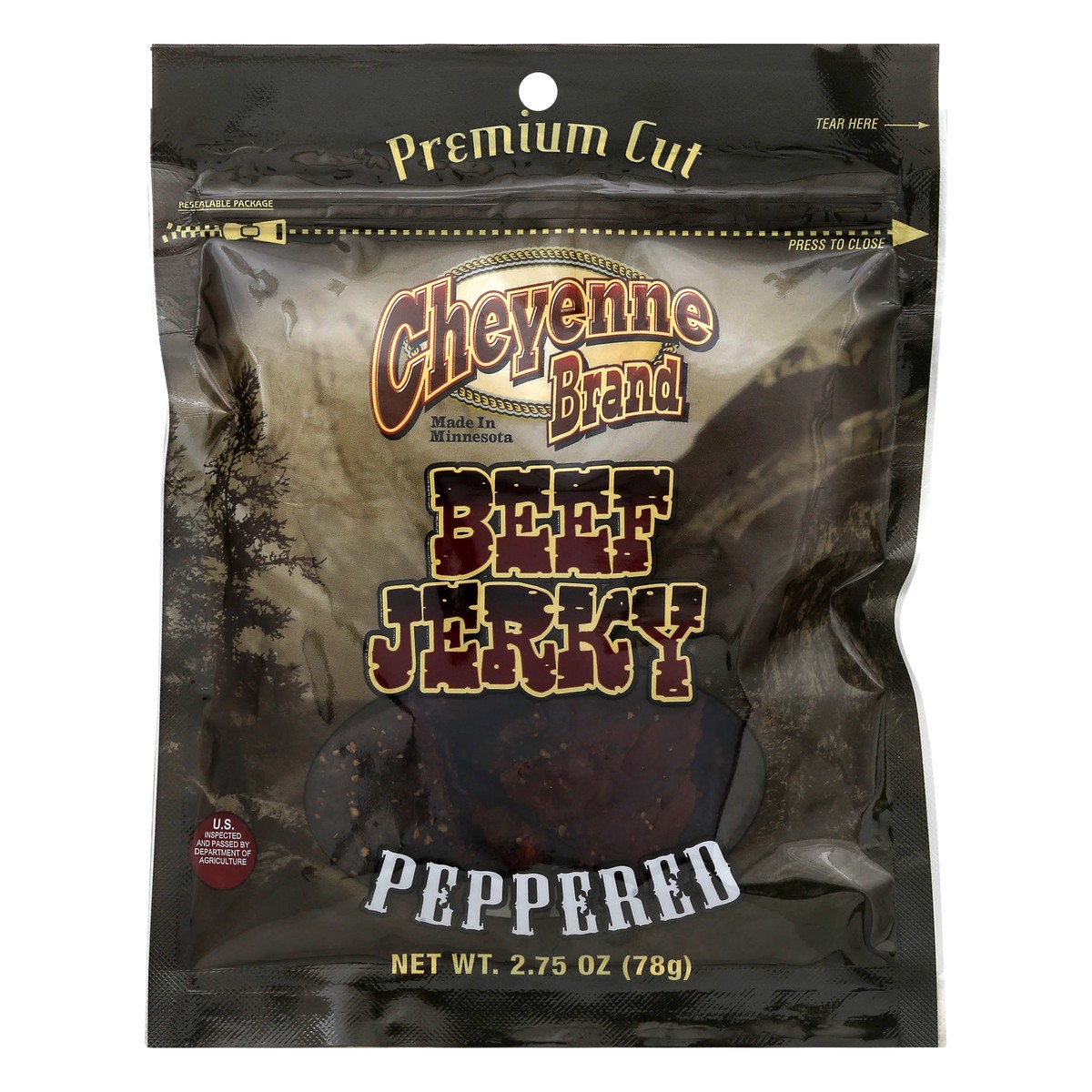 slide 4 of 13, Cheyenne Brand Premium Cut Peppered Beef Jerky 2.75 oz, 2.75 oz