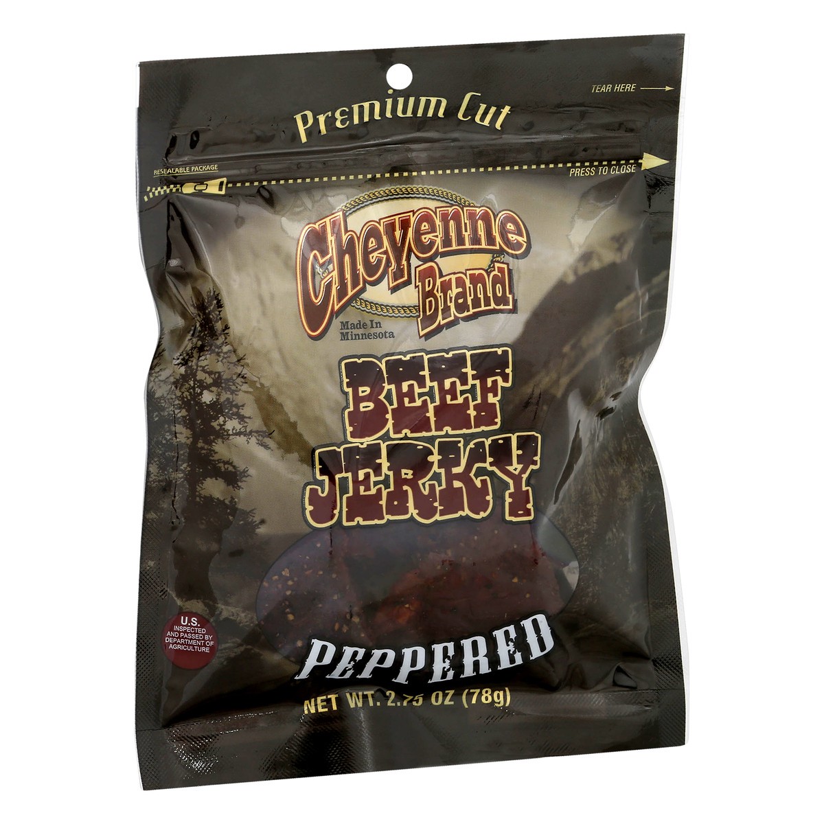 slide 6 of 13, Cheyenne Brand Premium Cut Peppered Beef Jerky 2.75 oz, 2.75 oz