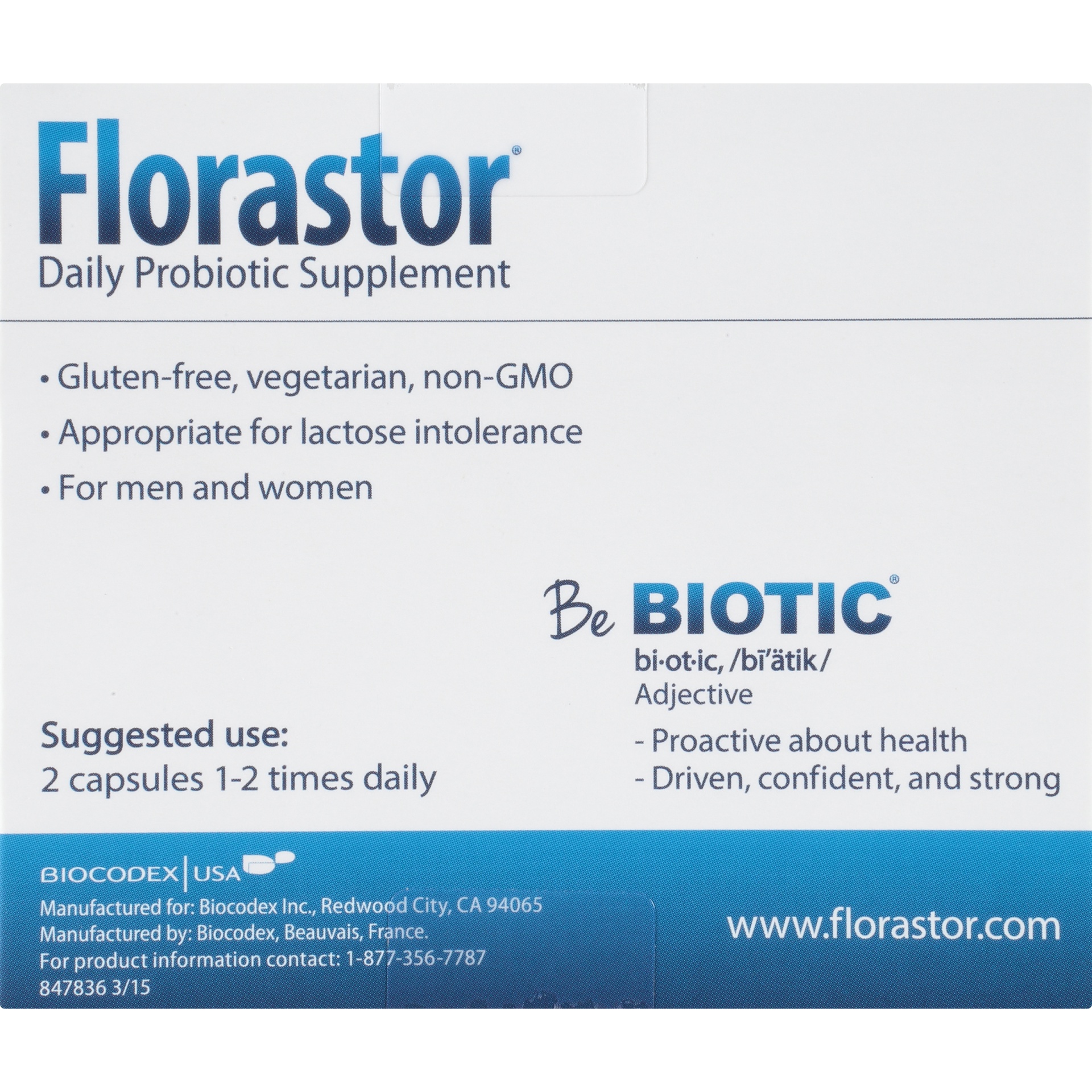 slide 2 of 6, Florastor Daily Probiotic Supplement, 50 ct; 250 mg