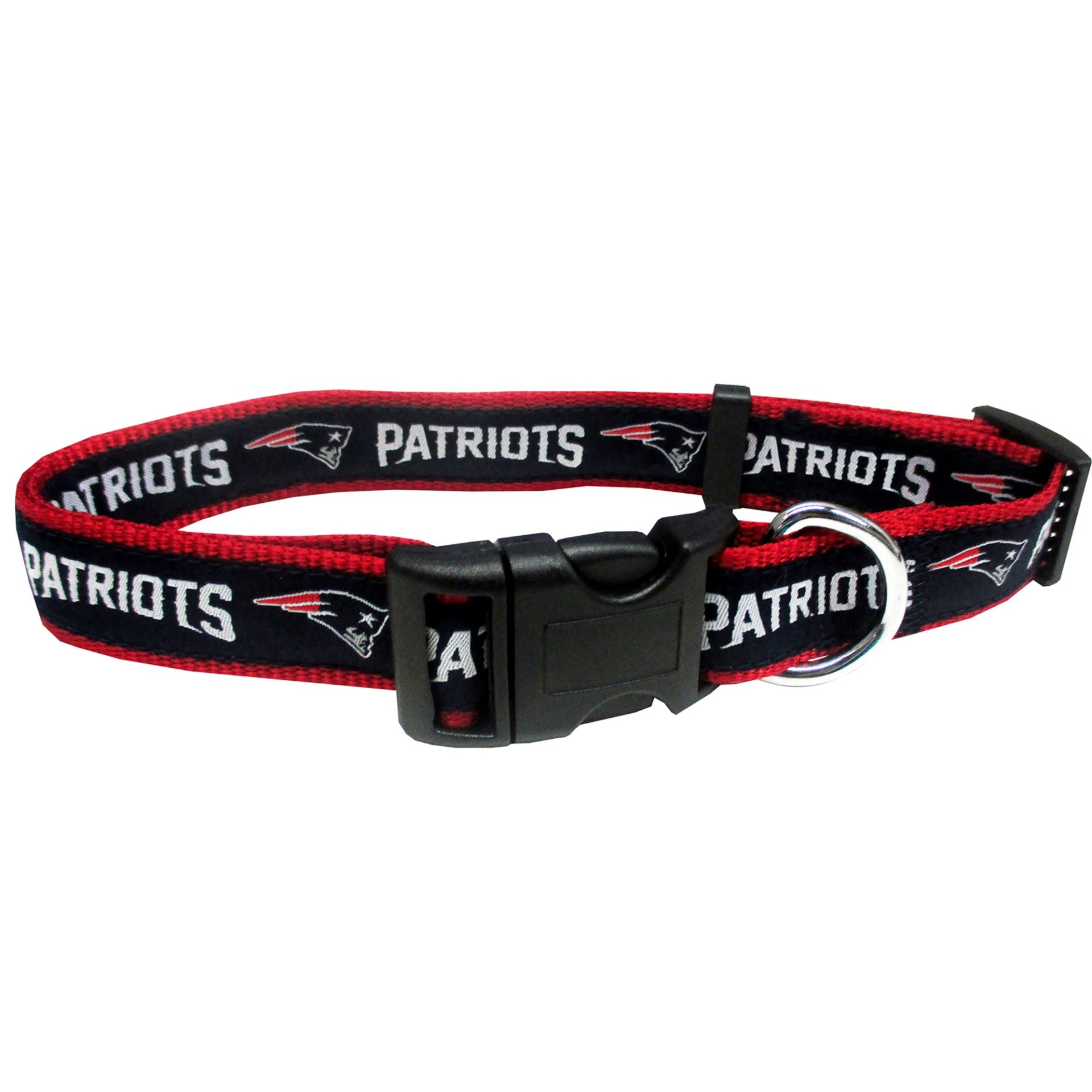 slide 1 of 1, Pets First New England Patriots NFL Dog Collar, MED