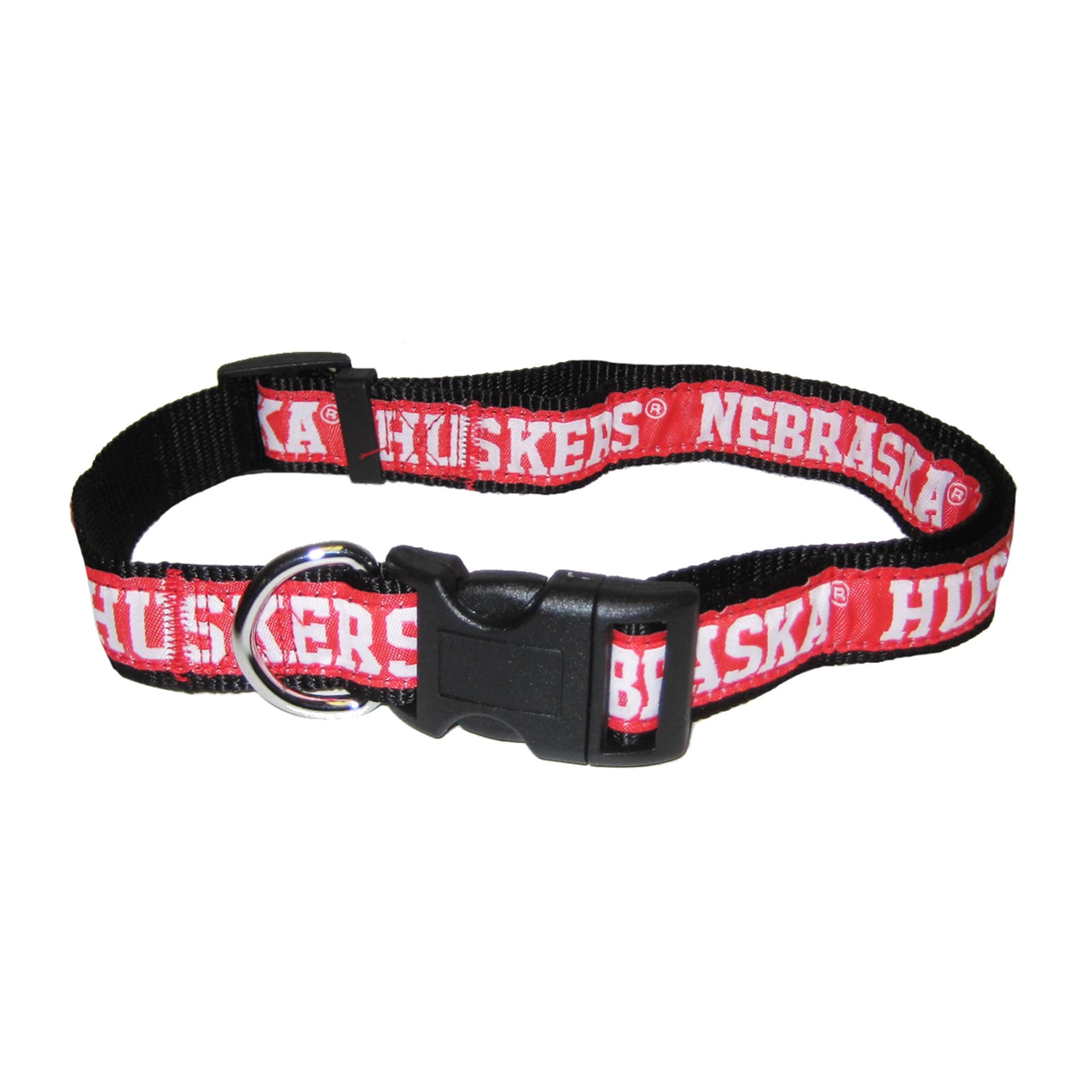 slide 1 of 1, Pets First Nebraska Cornhuskers Collar, LG