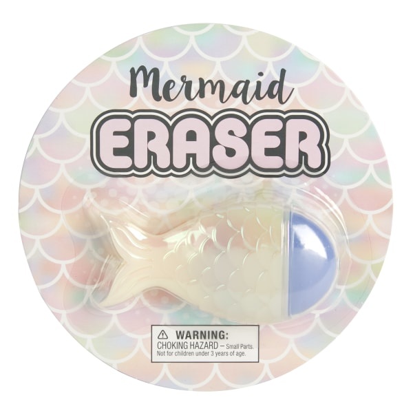 slide 1 of 2, Office Depot Brand Fun With Writing Eraser, Mermaid, 1 ct