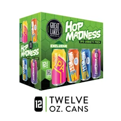 Great Lakes Brewing Co. Great Lakes Hop Madness Beer IPA Variety Pack