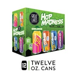 Great Lakes Brewing Co. Great Lakes Hop Madness Beer IPA Variety Pack