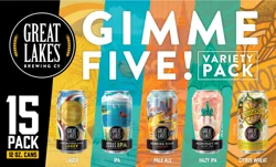 Great Lakes Brewing Co. Great Lakes Brewing Co Gimme Five Variety 15 Pack Can