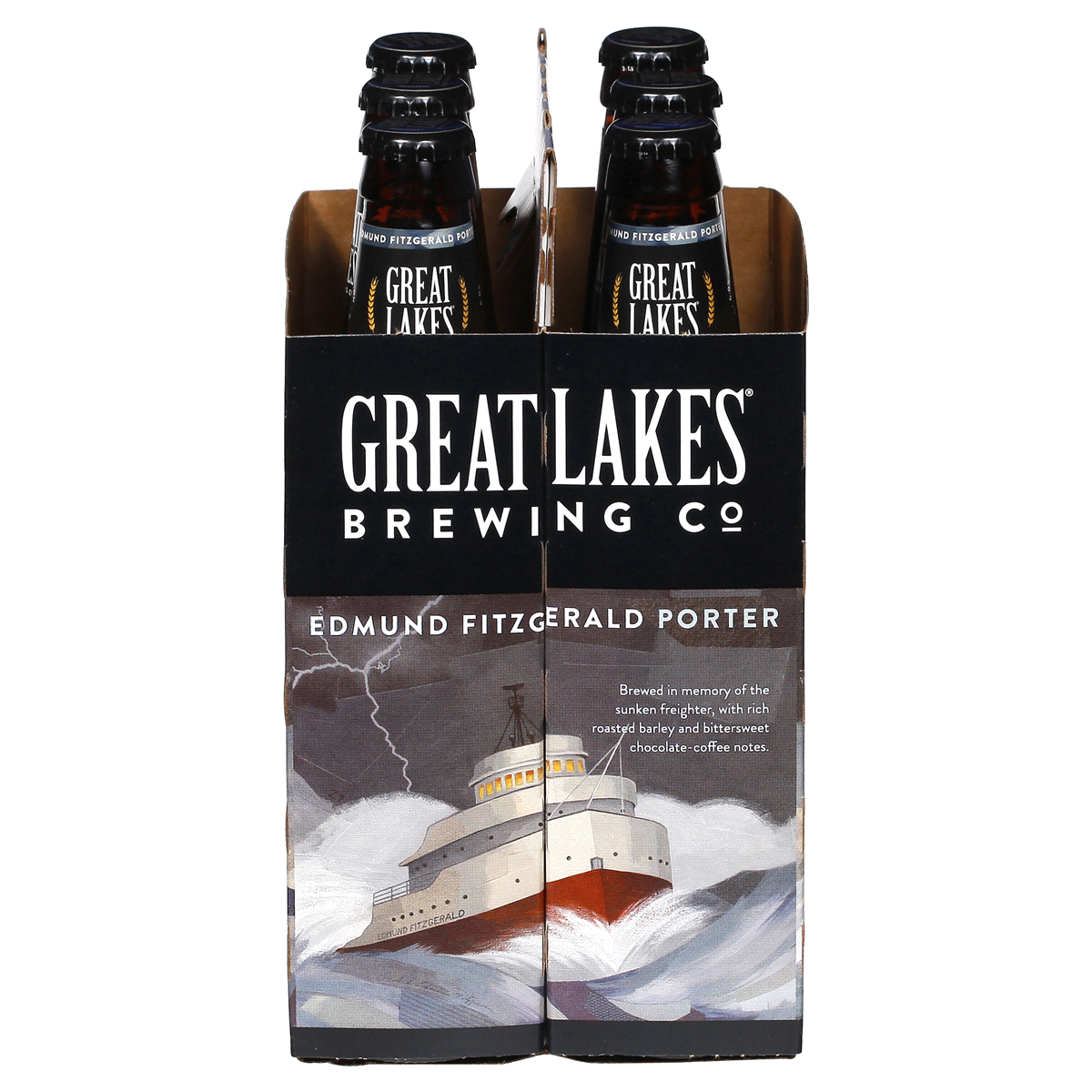 slide 4 of 5, Great Lakes Brewing Co. Great Lakes Edmund Fitzgerald Porter, 6 ct; 12 fl oz
