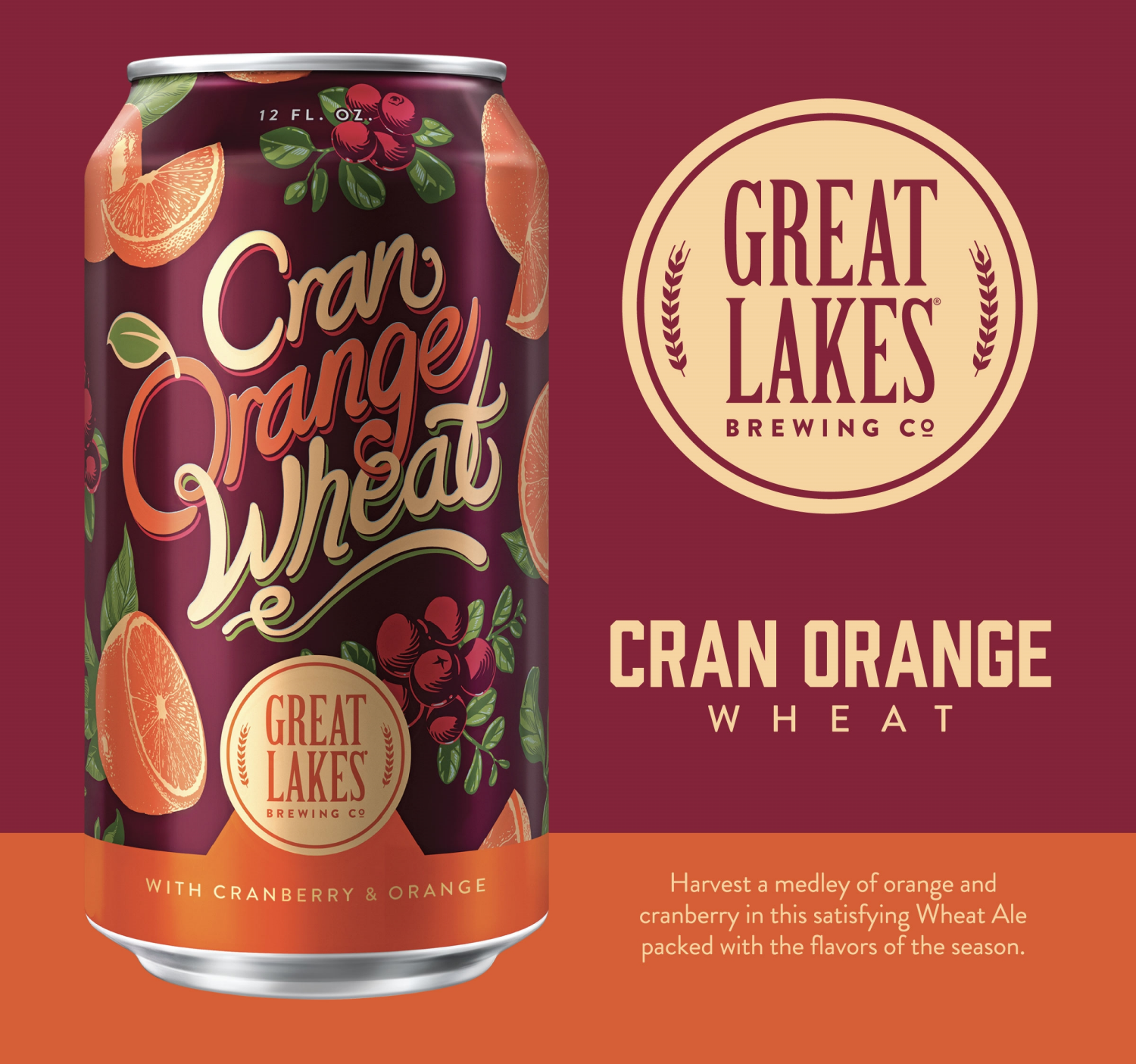 slide 2 of 4, Great Lakes Brewing Co. Great Lakes Cran Orange Wheat, 6 ct; 12 oz